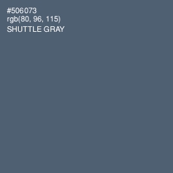#506073 - Shuttle Gray Color Image